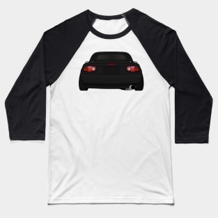 Miata rear Black Baseball T-Shirt